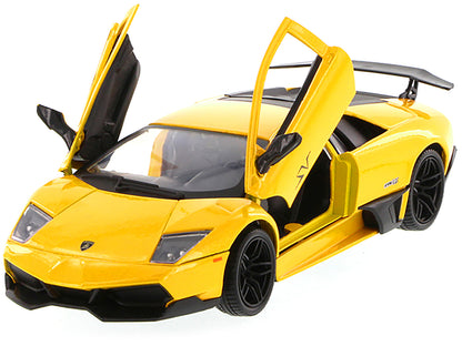 Lamborghini Murcielago LP 670 4 SV Yellow 1/24 Diecast Model Car
