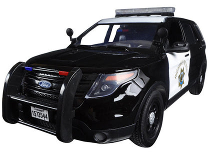 2015 Ford PI Utility Interceptor CHP California Highway Patrol 1/18 Diecast Model Car