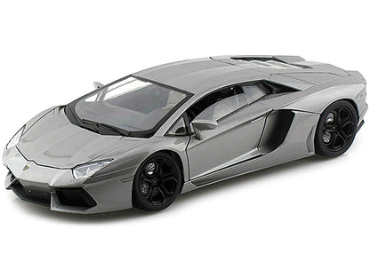 Lamborghini Aventador LP700-4 Gray Metallic 1/18 Diecast Model Car