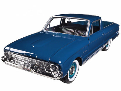 1960 Ford Falcon Ranchero Pickup Blue 1/24 Diecast Model Car