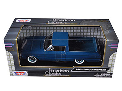 1960 Ford Falcon Ranchero Pickup Blue 1/24 Diecast Model Car