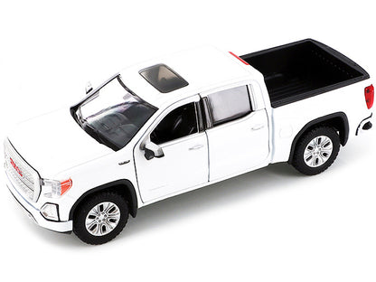 2019 GMC Sierra 1500 Denali Crew Cab Pickup Truck with Sunroof White "Timeless Legends" Series 1/24-1/27 Diecast Model Car