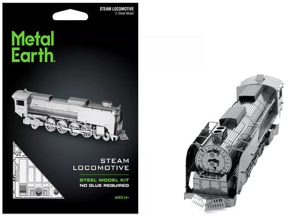 Model Kit Steam Locomotive #844 (Moderate Difficulty) Steel Model