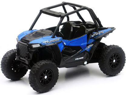 Polaris RZR XP Turbo DOHC Mini ATV Blue and Black Diecast Model