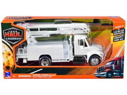 International 4200 Line Maintenance Service Truck White "Long Haul Trucker" Series 1/43 Diecast Model