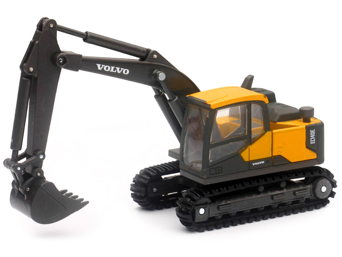 Volvo EC140E Track-Type Excavator Yellow Diecast Model