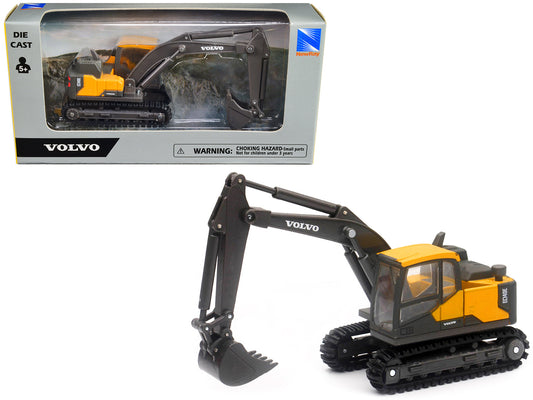 Volvo EC140E Track-Type Excavator Yellow Diecast Model