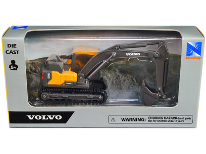 Volvo EC140E Track-Type Excavator Yellow Diecast Model