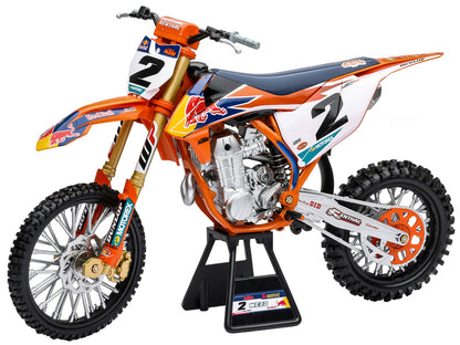 KTM 450 SX-F #2 Cooper Webb "Red Bull KTM Factory Racing" SuperCross 1/6 Diecast Model