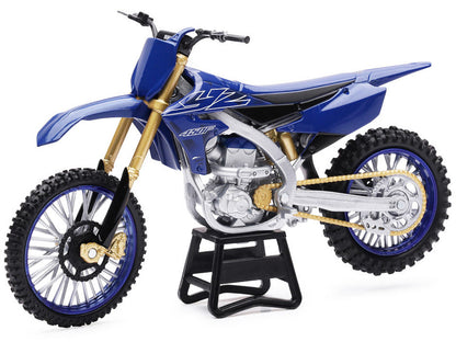 Yamaha YZ450F Dirt Bike Motorcycle Blue and Black 1/6 Diecast Model