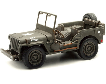 Jeep Willys U.S.A. Army Green 1/32 Diecast Model Car