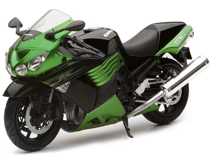 2011 Kawasaki ZX-14 Ninja Green Motorcycle Model 1/12