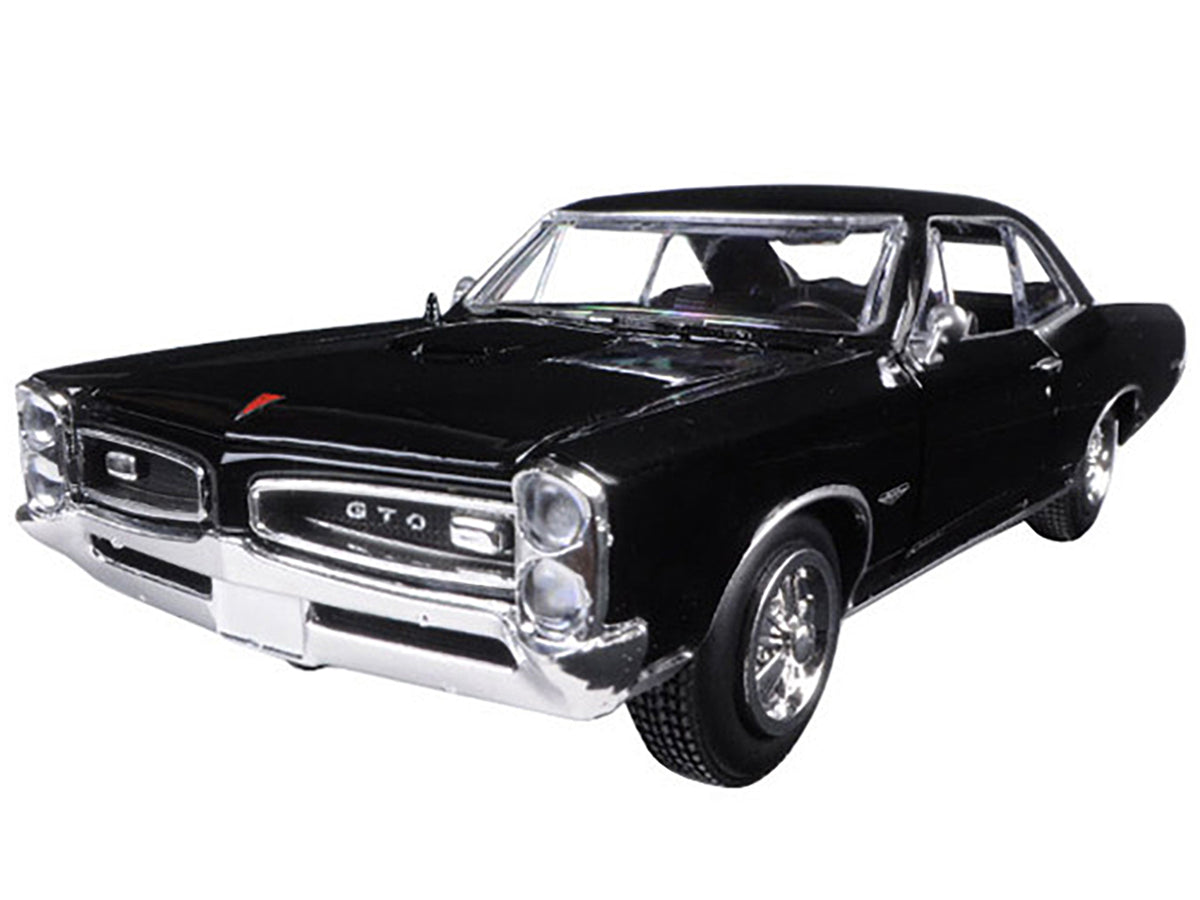 1966 Pontiac GTO Black "Muscle Car Collection" 1/25 Diecast Model Car