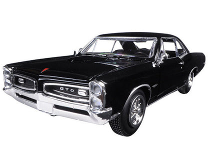 1966 Pontiac GTO Black "Muscle Car Collection" 1/25 Diecast Model Car