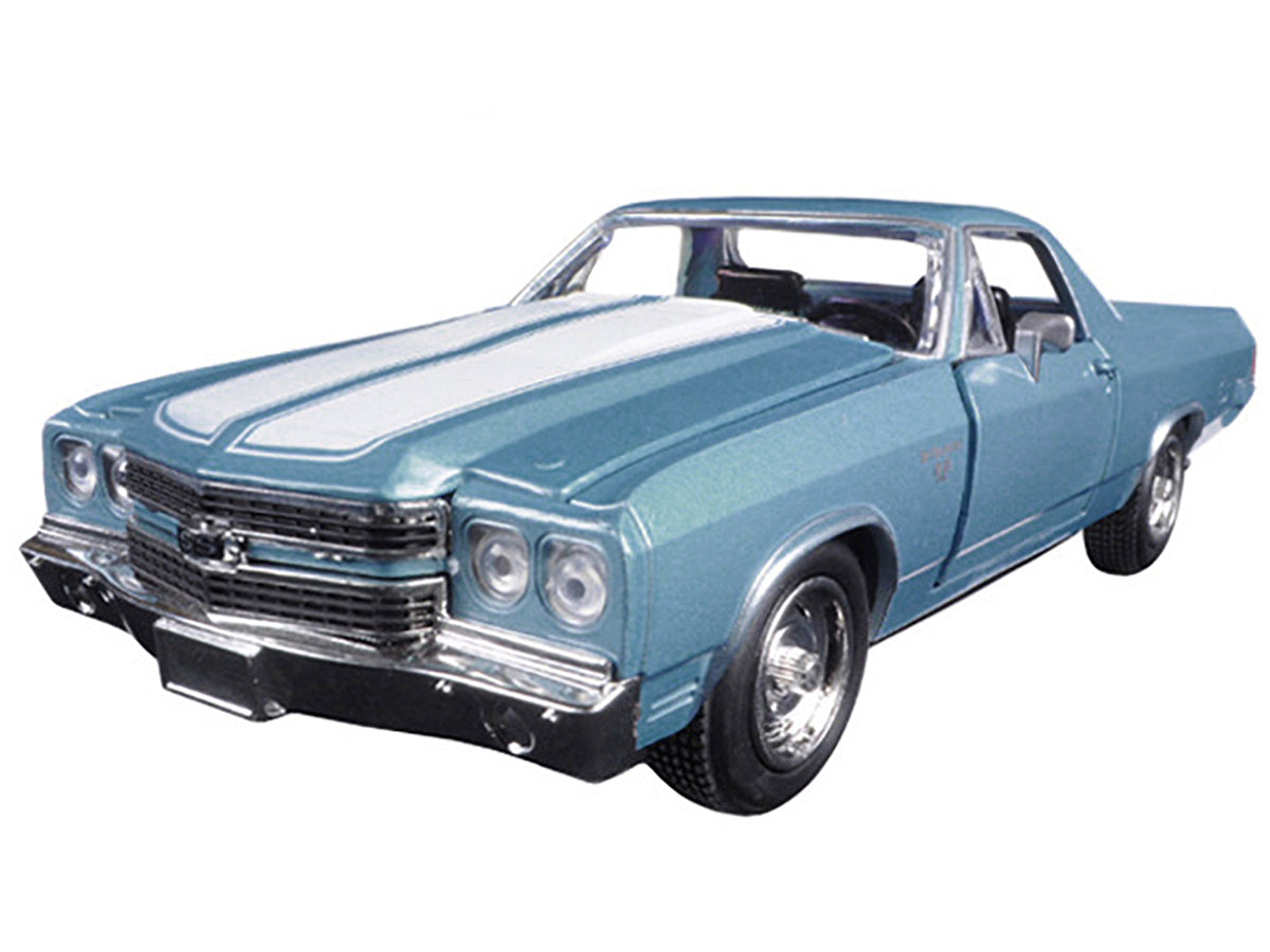 1970 Chevrolet El Camino SS Blue 1/25 Diecast Model Car