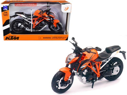 KTM 1290 Super Duke R Motorcycle Orange 1/12 Diecast Model