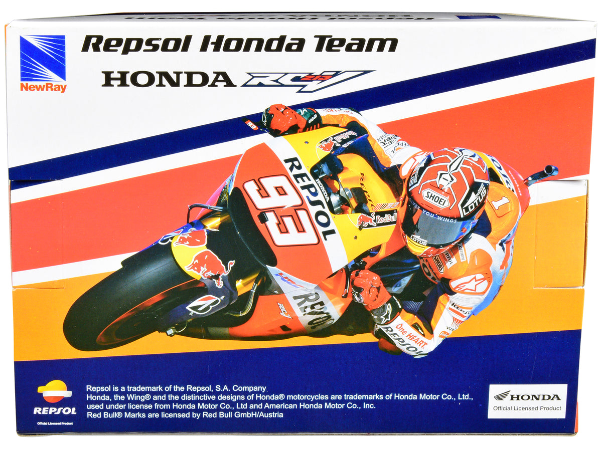 Honda RC213V Motorcycle #93 Marc Marquez "Repsol Honda Team" MotoGP (2015) 1/12 Diecast Model