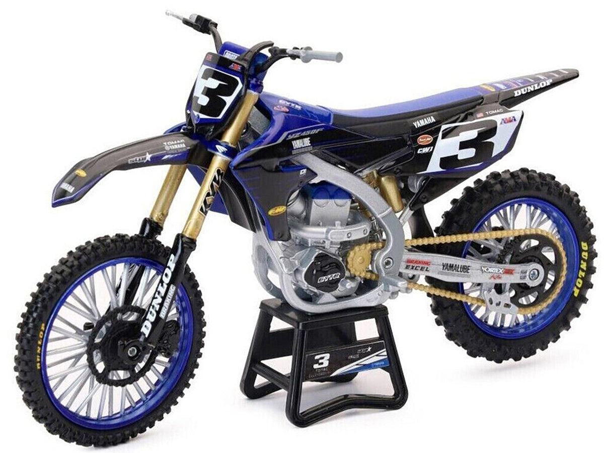 Yamaha YZ450F Championship Edition Motorcycle #3 Eli Tomac "Yamaha Factory Racing" 1/12 Diecast Model