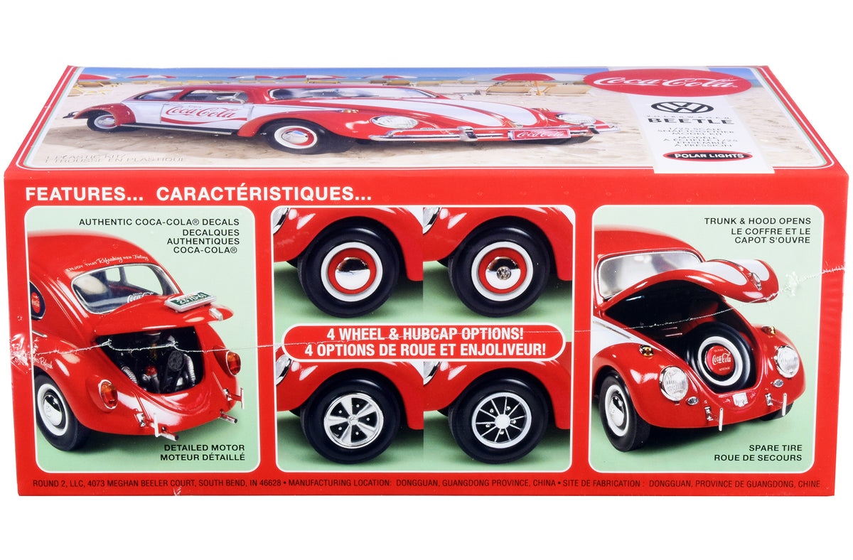 Skill 3 Snap Model Kit Volkswagen Beetle "Coca-Cola" 1/25 Scale Model