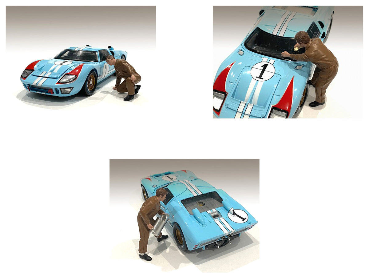 "Race Day 1" 6 piece Figurine Set for 1/18 Scale Models