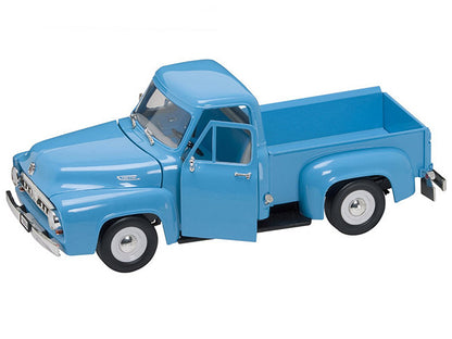 1953 Ford F-100 Pickup Truck Light Blue 1/18 Diecast Model Car