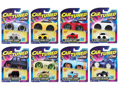JDM Tuners Series 6 Set of 8 Pieces Diecast Model Cars
