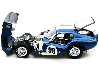 1965 Shelby Cobra Daytona Coupe #98 Blue 1/18 Diecast Model Car