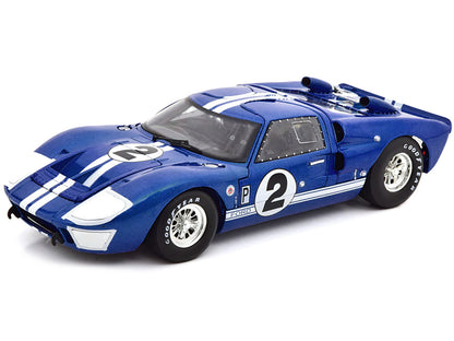 1966 Ford GT40 GT 40 Mark II #2 Blue 12 Hours of Sebring 1/18 Diecast Car Model