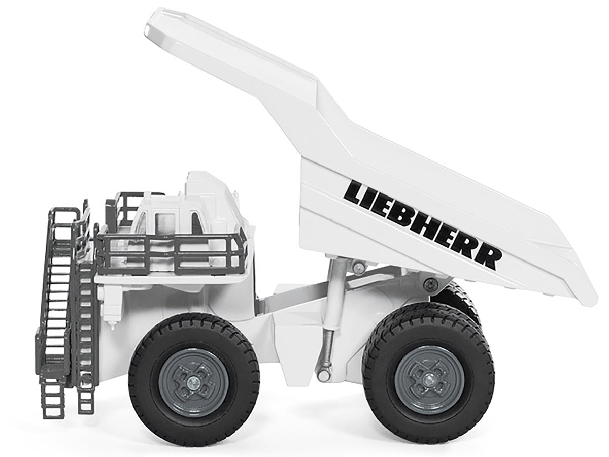 Liebherr T 264 Mining Truck White 1/87 (HO) Diecast Model