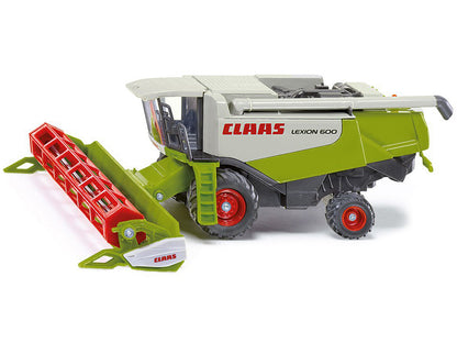 Claas Lexion 600 Combine Harvester Green and Gray 1/50 Diecast Model