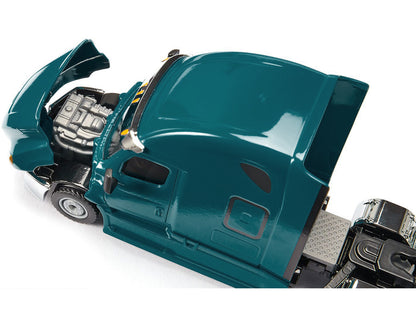 Freightliner Cascadia Tractor Truck Teal 1/50 Diecast Model