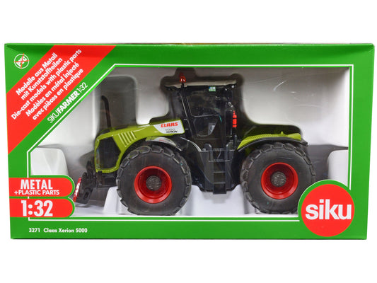 Claas 5000 Xerion Tractor Green with Gray Top 1/32 Diecast Model
