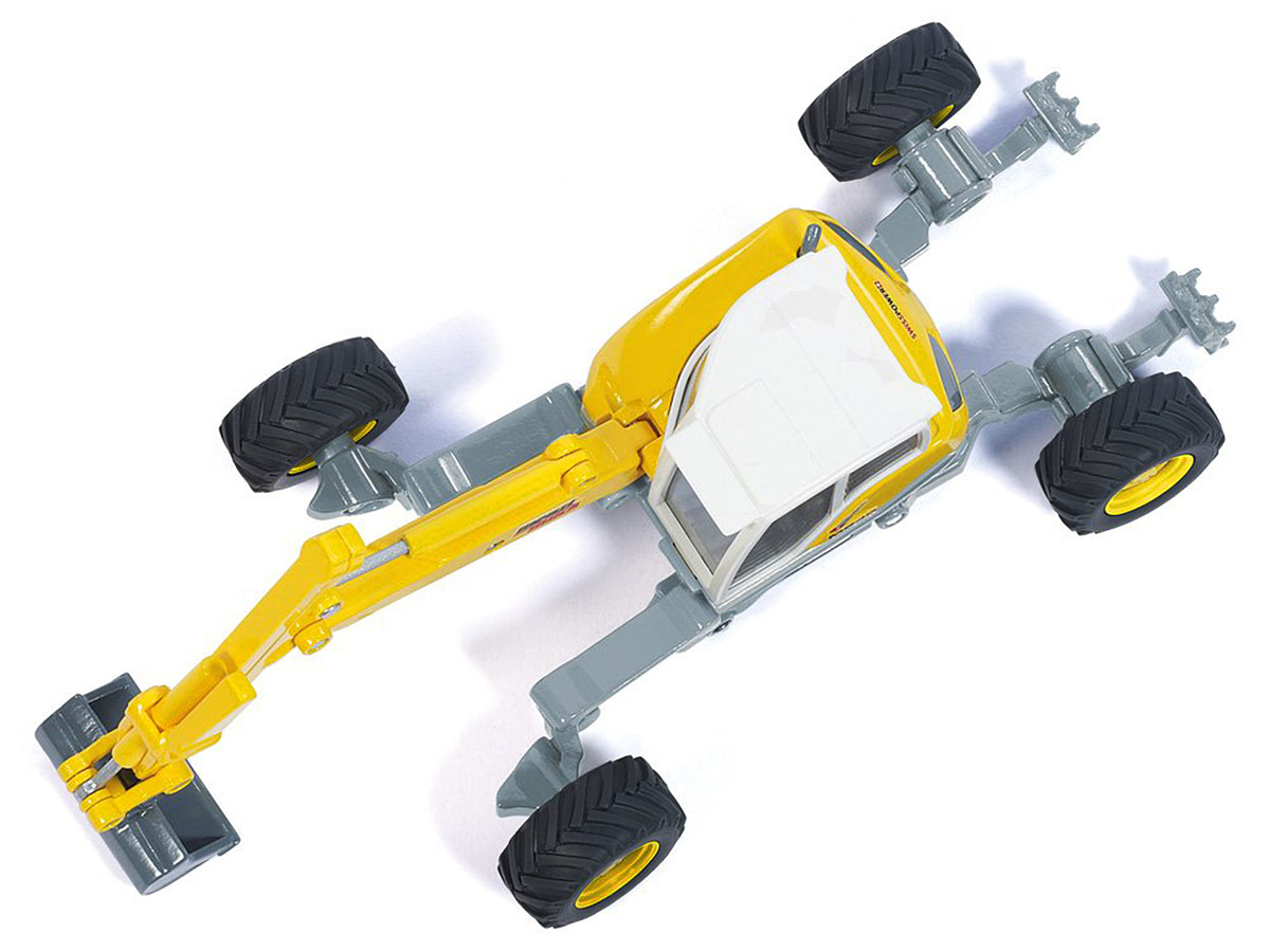 Menzi Muck M545 Walking Excavator Yellow with White Top 1/50 Diecast Model