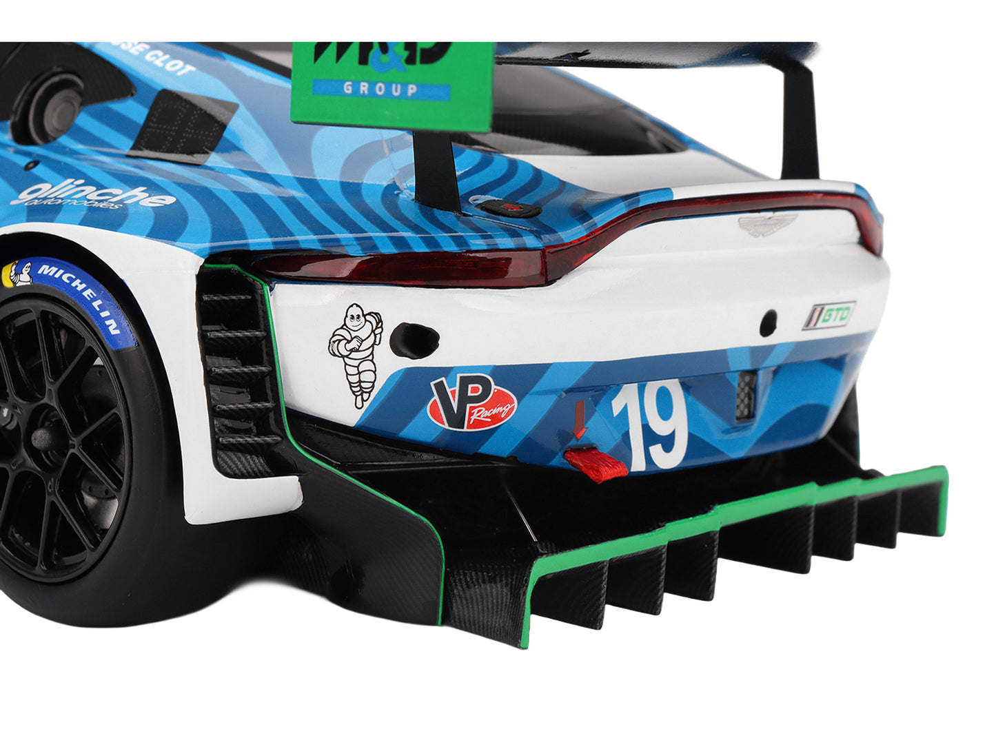 Aston Martin Vantage GT3 EVO #19 Valentin Hasse-Clot - Anthony McIntosh - Maxime Robin - Rory van der Steur "van der Steur Racing" IMSA "24 Hours of Daytona" (2025) 1/18 Model Car