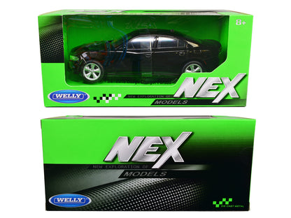 2016 Dodge Charger R/T Black "NEX Models" 1/24-1/27 Diecast Model Car
