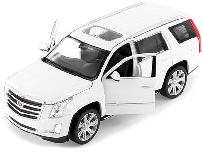2017 Cadillac Escalade with Sunroof White 1/24-1/27 Diecast Model Car