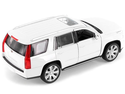 2017 Cadillac Escalade with Sunroof White 1/24-1/27 Diecast Model Car